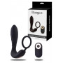 Vibratore per prostata mini dildo vibrante anale in silicone con anello fallico