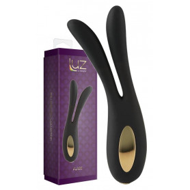 Vibratore doppio dildo vibrante in silicone realistico vaginale anale clitoride