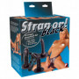 Strap-on! set 3 falli realistici indossabili vaginali anali