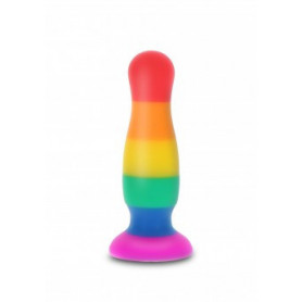 fallo anale con ventosa Happy Stuffer Large plug pride