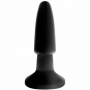 Slip mutanda con dildo fallo realistico dilatatore butt plug liscio anale black