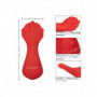 Vibratore vaginale piccolo in silicone mini stimolatore clitoride vibrante rosso