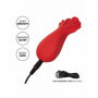 Vibratore vaginale piccolo in silicone mini stimolatore clitoride vibrante rosso