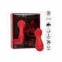 Vibratore vaginale piccolo in silicone mini stimolatore clitoride vibrante rosso