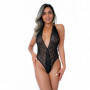 Body tanga G string donna sexy bodysuit erotico con pizzo nero trasparente hot