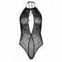 Body tanga G string donna sexy bodysuit erotico con pizzo nero trasparente hot