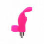 Vibratore da dito clitoride piccolo stimolatore in silicone finger vibe vaginale