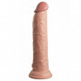 Fallo MAXI dual density dildo con ventosa anale vaginale in silicone realistico