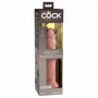 Fallo MAXI dual density dildo con ventosa anale vaginale in silicone realistico