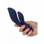 Vibratore rabbit doppio dildo vibrante in silicone vaginale stimolante clitoride