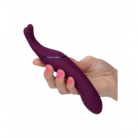 Vibratore in silicone doppio stimolatore vibrante dildo anale vaginale clitoride