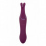 Vibratore in silicone doppio stimolatore vibrante dildo anale vaginale clitoride