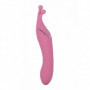 Vibratore vaginale in silicone doppio stimolatore vibrante clitoride dildo anale