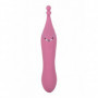 Vibratore vaginale in silicone doppio stimolatore vibrante clitoride dildo anale