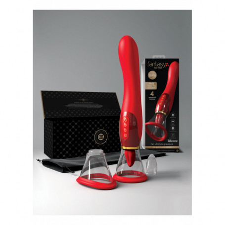 Vibratore vaginale succhia clitoride con lingua Her Ultimate Pleasure Holiday