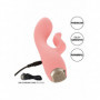 Vibratore rabbit in silicone morbido stimola clitoride dildo vibrante vaginale