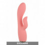 Vibratore rabbit in silicone morbido stimola clitoride dildo vibrante vaginale