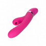 Vibratore doppio in silicone morbido doppio dildo vaginale succhia clitoride sex