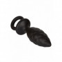 Plug anale in silicone kit dilatatore butt in silicone mini maxi set dildo black