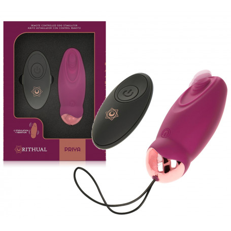 Ovetto vaginale vibrante mini vibratore ovulo per punto G in silicone morbido