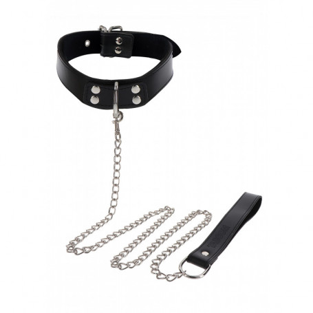 Collare con guinzaglio bondage sexy mistress costrittivo sadomaso accessorio