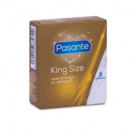 Preservativi uomo profilattici lubrificati in lattice king size XL 3 pz