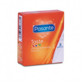 Preservativi Pasante profilattici in lattice Misti Taste 3 pz