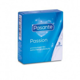 Preservativi stimolanti passion profilattici uomo 3 pz