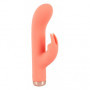 Vibratore rabbit doppio mini stimolatore vibrante vaginale clitoride in silicone