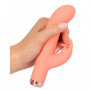 Vibratore rabbit doppio mini stimolatore vibrante vaginale clitoride in silicone