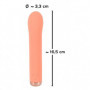 Vibratore vaginale per punto G piccolo dildo vibrante liscio in silicone morbido