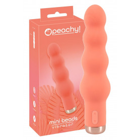 Vibratore piccolo in silicone realistico dildo a sfere vibrante vaginale anale