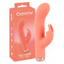 Vibratore rabbit doppio mini stimolatore vibrante vaginale clitoride in silicone