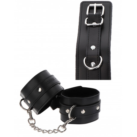 Manette bdsm sexy accessorio fetish costrittivo polsini in pelle giochi sadomaso