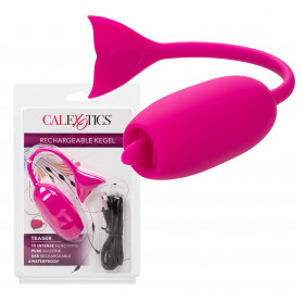 Pallina vaginale vibrante in silicone mini vibratore per esercizio di kegel rosa