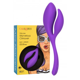 Vibratore in silicone morbido doppio mini stimolatore vaginale anale clitoride