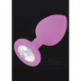 ButtPlug dilatatore anale mini fallo con pietra stimolatore piccolo dildo liscio