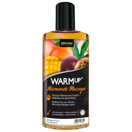 Olio hot per massaggio erotico gel lubrificante corpo riscaldante aroma fruttato