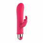 Vibratore rabbit dildo vibrante vaginale in silicone fallo liscio per clitoride