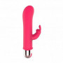 Vibratore rabbit dildo vibrante vaginale in silicone fallo liscio per clitoride