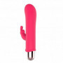 Vibratore rabbit dildo vibrante vaginale in silicone fallo liscio per clitoride