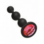 Plug anale a sfere in silicone morbido dilatatore butt con pietra dildo piccolo