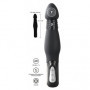 Vibratore anale dildo liscio vibrante in silicone realistico fallo morbido black