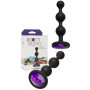 Plug anale con pietra dilatatore in silicone morbido mini dildo fallo a sfere