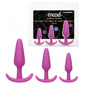 Kit anal plug butt in silicone morbido dilatatore mini maxi kit dildo liscio sex