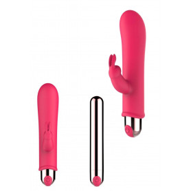 Vibratore rabbit dildo vibrante vaginale in silicone fallo liscio per clitoride