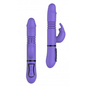 Vibratore rabbit in silcione realistico dildo vibrante fallo vaginale clitoride