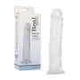 Fallo realistico con ventosa pene finto vaginale anale dildo morbido trasparente