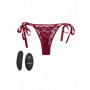 Perizoma in pizzo con vibratore Remote Control Lace Thong Set