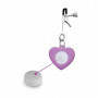 Morsetti capezzolo con luci LED Heart viola